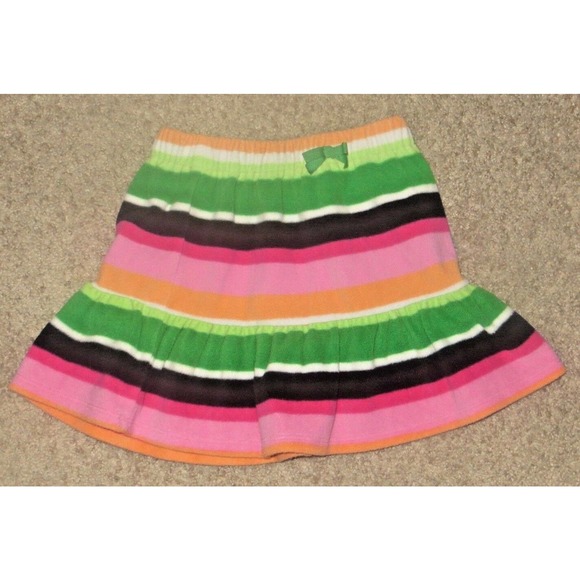 Gymboree Cheery All the Way Striped Fleece Skirt - Picture 1 of 1